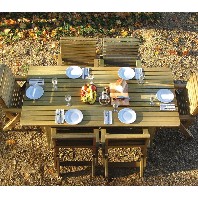Redwood Outdoor Dining Table With Umbrella Hole , 100cm cm W 207cm cm D