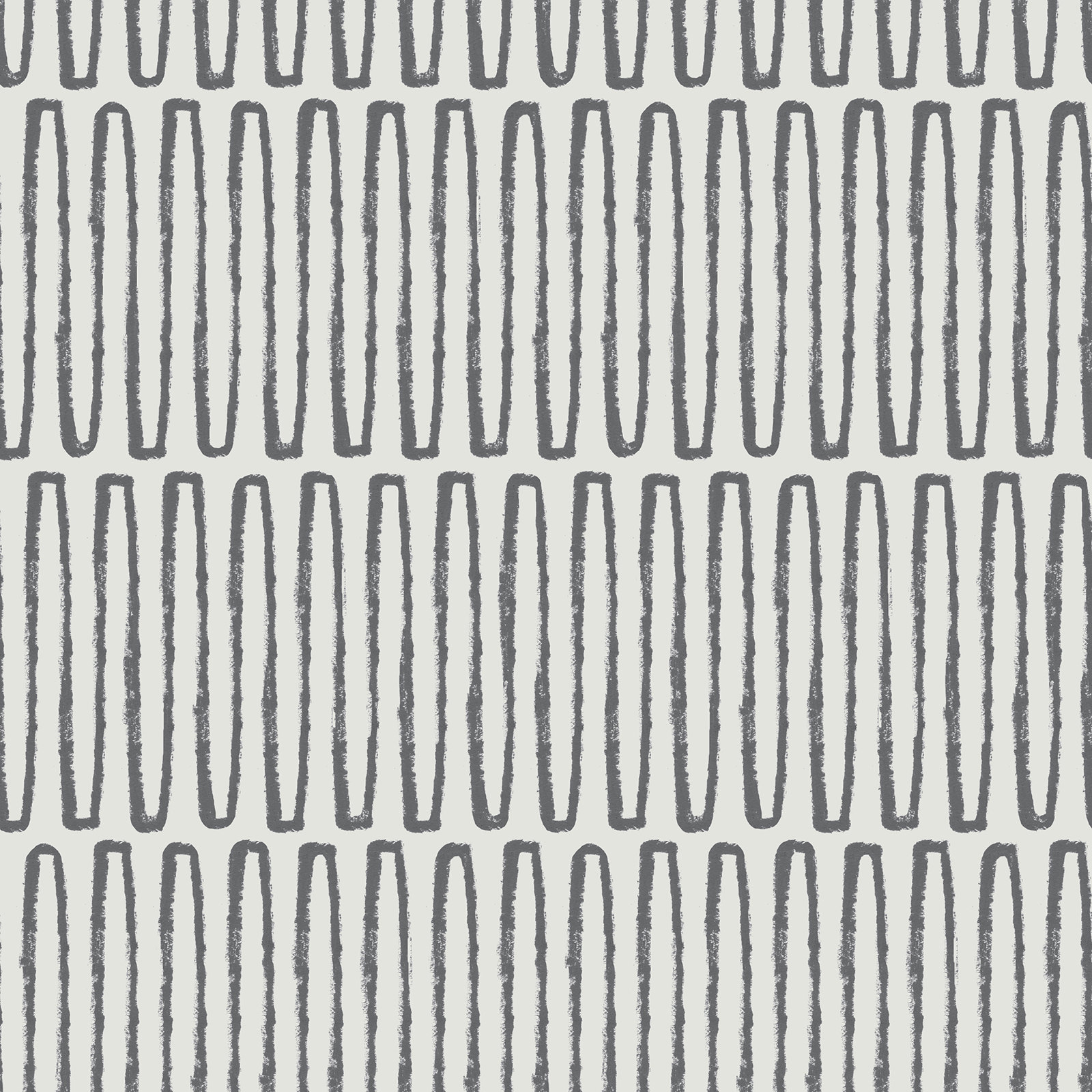 Anika Modern Geometric Wallpaper, Charcoal