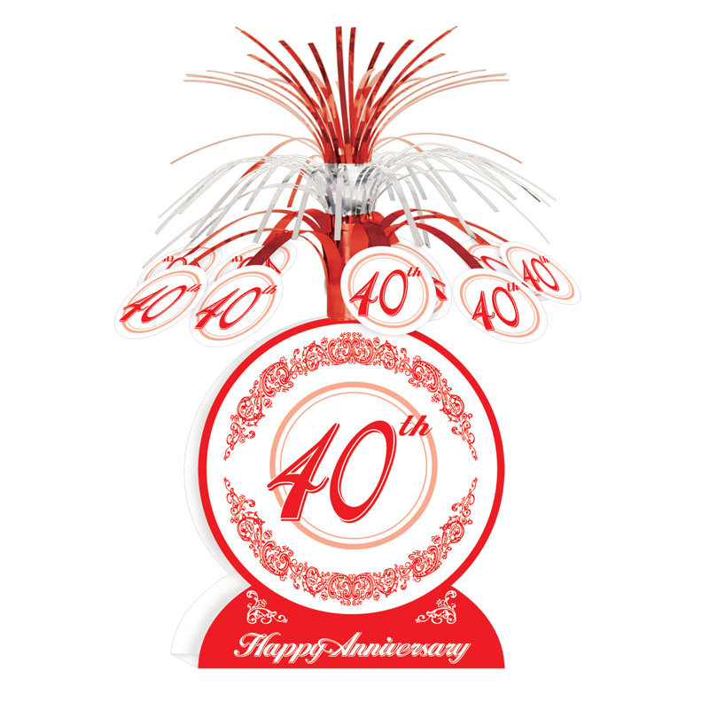 Centre de table «40th Anniversary»