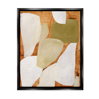 "Rustic Layered Shapes" par Design Fabrikken sur toile