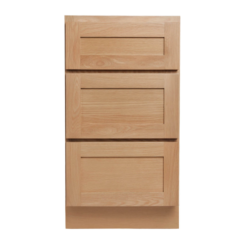 Base de meuble-lavabo 3 tiroirs Sunset Beech