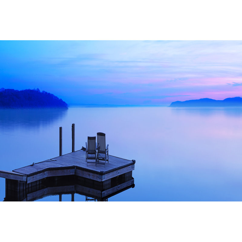 Lakescape Panorama III by James McLoughlin - Print on Canvas, 30cm H x 46cm W, Wrapped Canvas