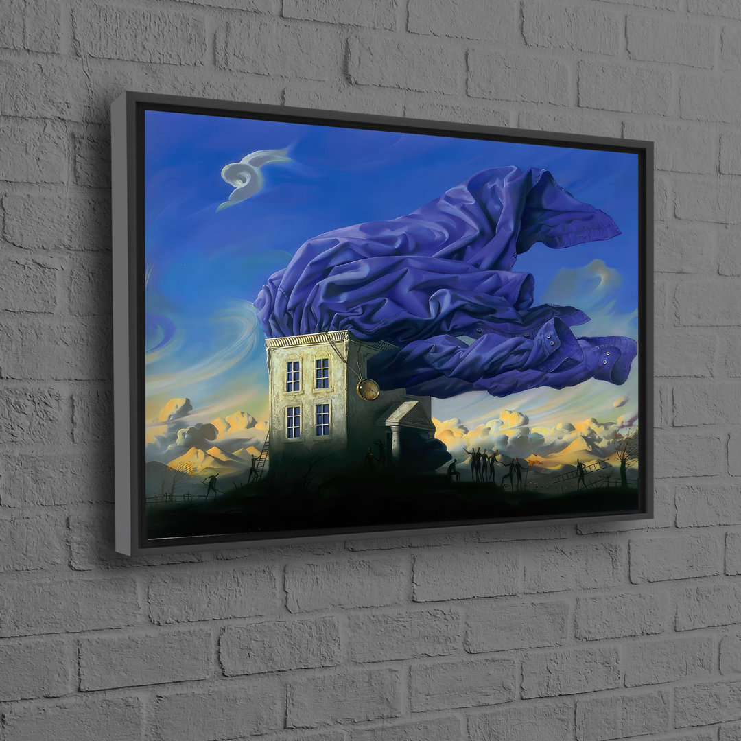 Personalized Baby Gift Of Surreal Wall Art Featuring A Trendy Large Canvas Art Reproduction Inspired By The Style Of Vladimir Kush