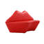 Causeuse rembourrée en cuir 59 po Kiss-1587390130