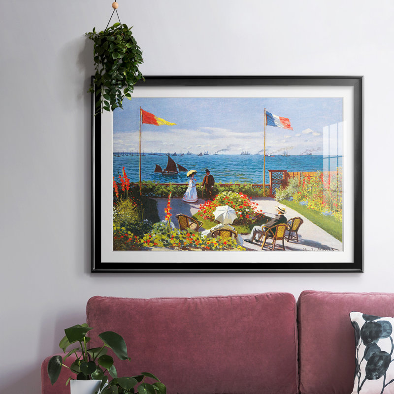 Framed On Paper Print, Black, 30" H x 44" W x 1.5" D