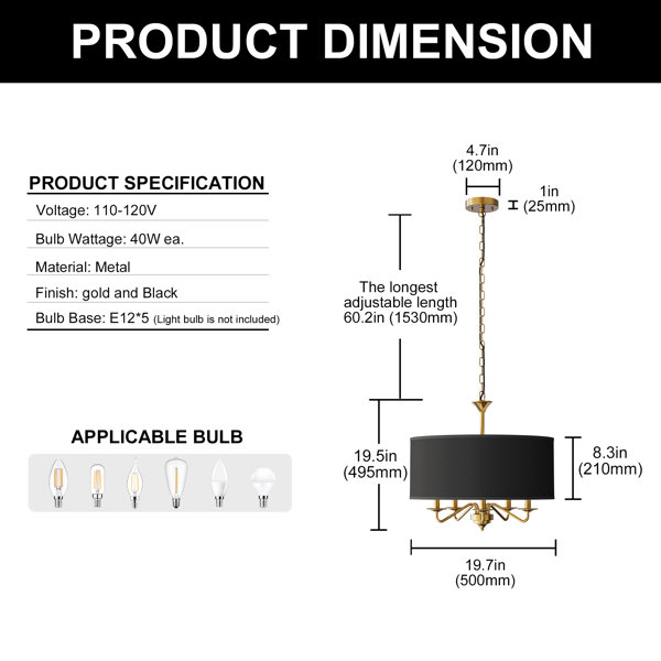 Dimensions du produit