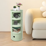 4-Tier Round Cabinet Drawer Organizer With Storage