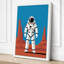 Astronaut in the Desert Modern - Wrapped Canvas-14386199-14386206