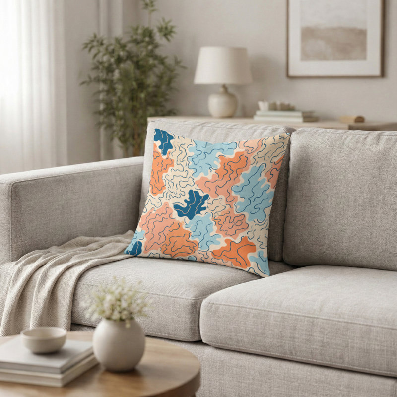 Coussin Abstract Abstract, H 20 po x l 20 po