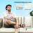 3 Seater Patio Sofa, Wicker Sofa with Cushions, Outdoor Furniture Rattan Couch with 2 Throw Pillows, Deep Seating, for Garden, Backyard, Porch-1172073369
