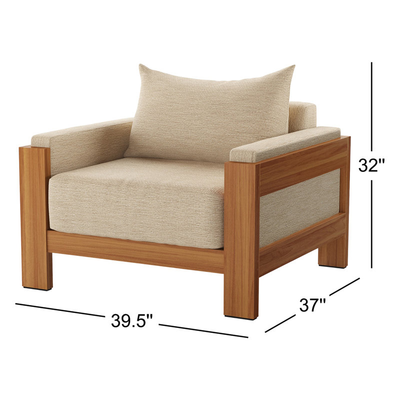 Chapman Outdoor Teak Lounge Chair