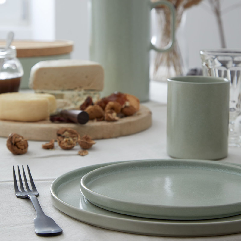 Redonda Stoneware Salad/Dessert Plate, Bay Leaf