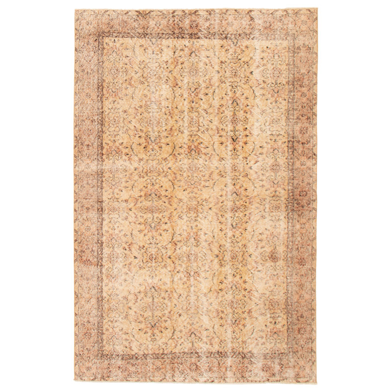 Tapis kaki Crocifissa Vintage 5 pi 5 po x 8 pi 6 po