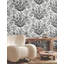 Avian Fountain Toile Wallpaper Roll-316777125