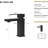 Single Hole Bathroom Sink Faucet, 7.09-Inch, Matt Black Finish, 1.2 Gpm Flow, Straight Spout, Stain-, Ss304 Stainless Steel, Ceramic Cartridge, Brushed Gold, , Manual Operation, Deck-Mounted-121639337