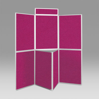 Free-Standing Bulletin Board 220cm H x 210cm W
