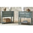 Aristidh Traditional 30"Tall Solid Wood 2-Drawer End Table with Built-in Charging Outlets-272825963