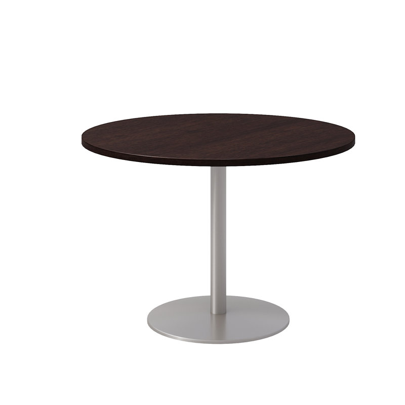 Table ronde à piédestal, Espresso, H 29 po x L 42 po x l 42 po