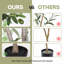 Olive artificielle de 6 pi - plante artificielle avec branches supplémentaires pour un look luxuriant-672841820