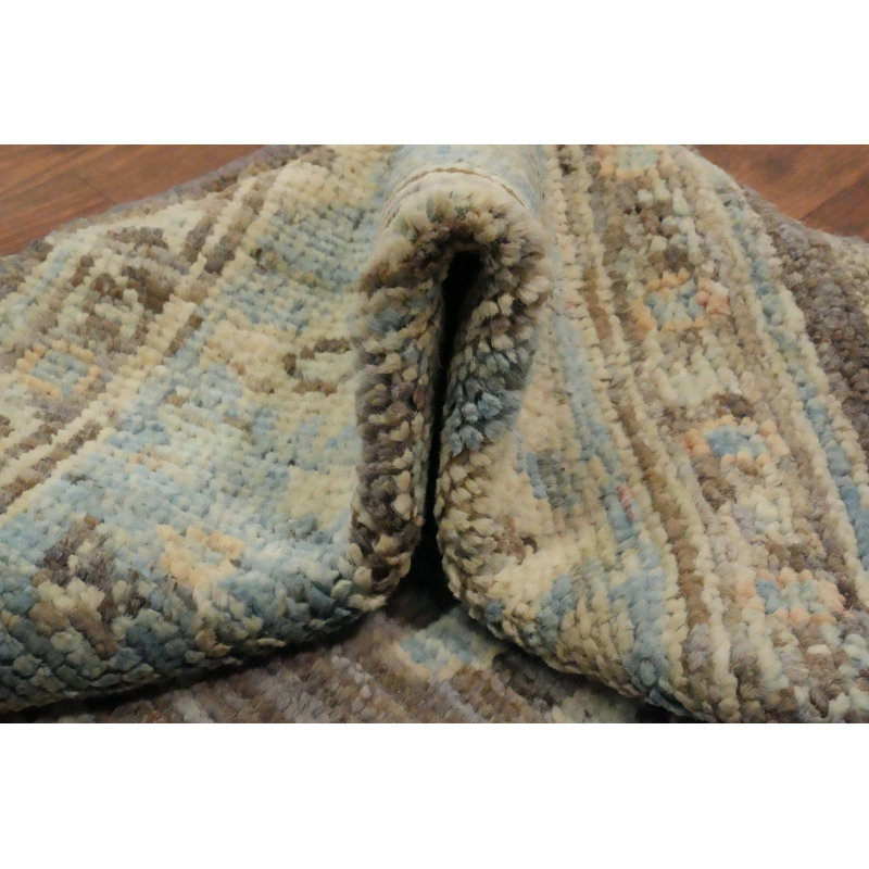 Tapis de couloir gris Oushak