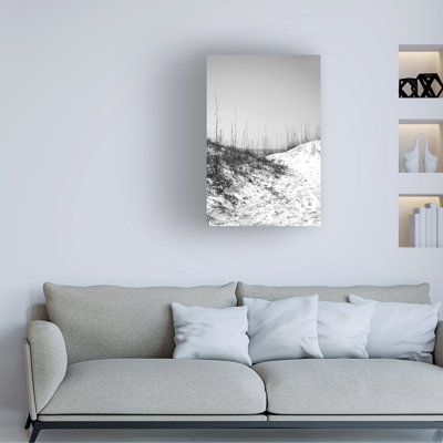 Kent Flora Footprints In Dunes Canvas Art
