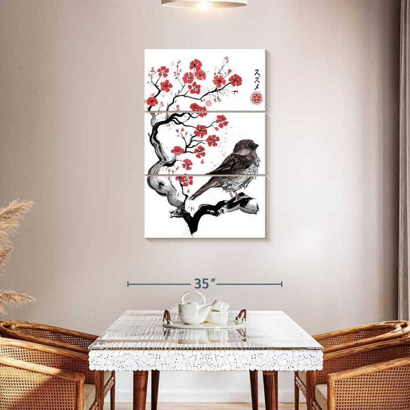 Brampt Little Sparrow Sumi-E