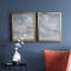 Bleu ciel I, toile encadrée de qualité supérieure - prête à être accrochée-640578062-640578297