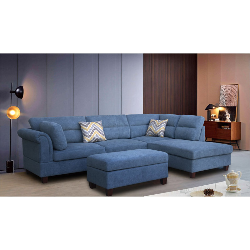 Canapé modulaire 3 pièces rembourré