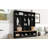 Wide Design Hall Tree With Storage Bench, Minimalist Shoe Cabinet With Cube Storage & Shelves, Multifunctional Coat Rack With 8 Hooks For Entryways, Mudroom-203858646