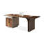Bureau rectangulaire en bois manufacturé brun noisette-1453675540-1453675626