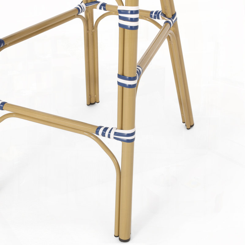 Tabourets de bar en rotin PE