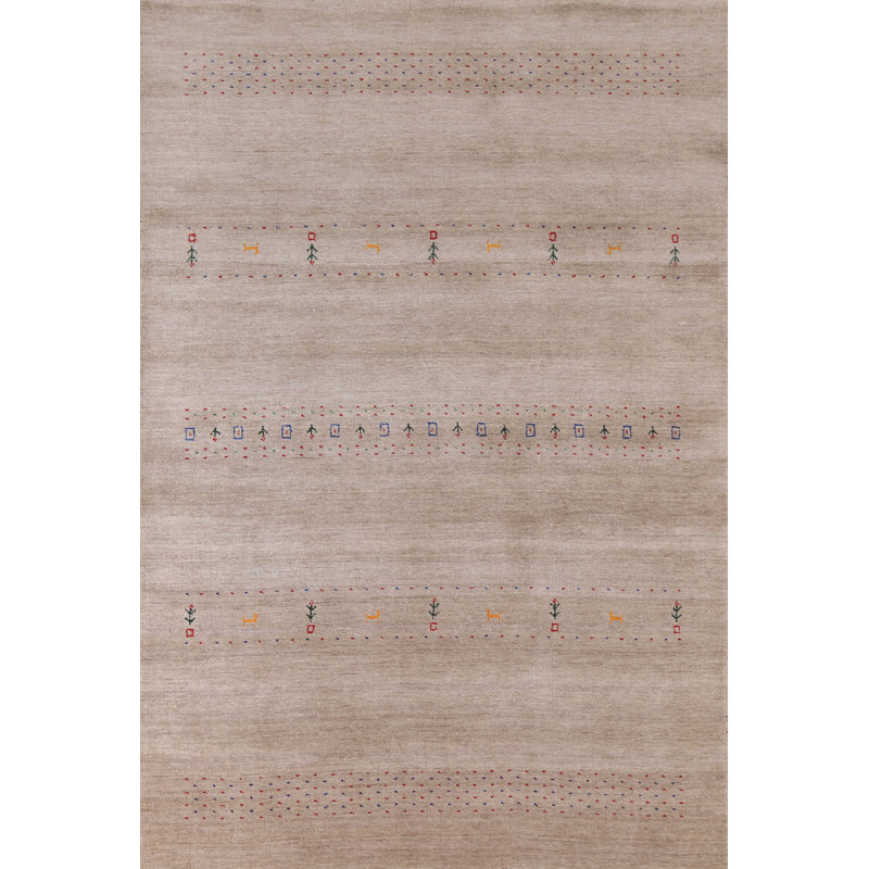Tapis indien fait à la main Gabbeh 5 x 8