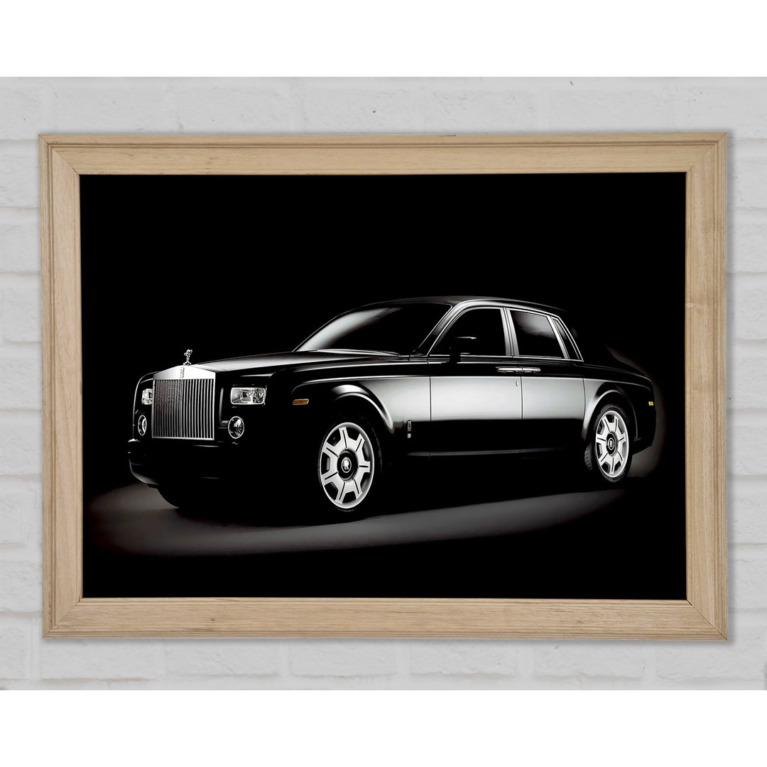 Rolls Royce Schwarz - Druck