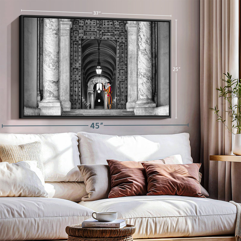 Dolce Vita Rome - La garde suisse, reproduction sur toile