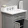 Derby 24" Carrara White Marble Countertop Bath Vanity with Faucet