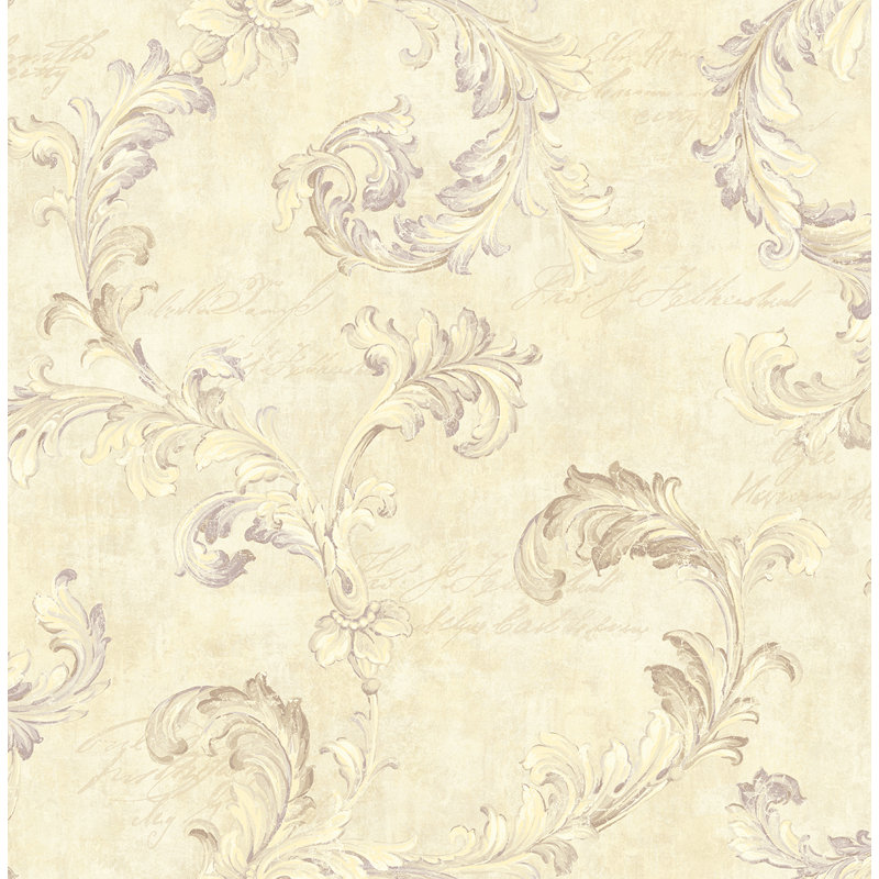 Hagar Floral Roll, Ivory