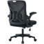 Chaise de bureau ergonomique pivotante Neeya en maille avec accoudoirs relevables-133293592-133293594