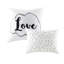 Housse de couette double avec coussins à motif métallique gris et argent-121409365-121409368