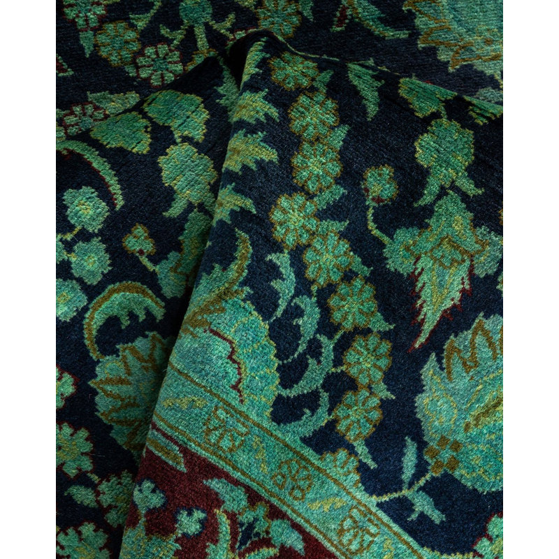 Fine Vibrance One-of-a-Kind 3' 1" X 5' 5" Hand Knotted Area Rug