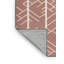 Tapis brun treillis lavable à la machine-972978351