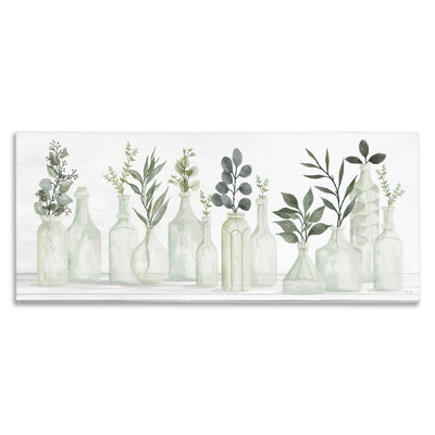 Country Herb Jars Canvas Wall Art by Cindy Jacobs