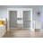 84" W - 120" W Closet System with Doors, Drawers and Shoe Shelves-19958960