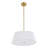 Basye 4 - Light Gold Drum Pendant