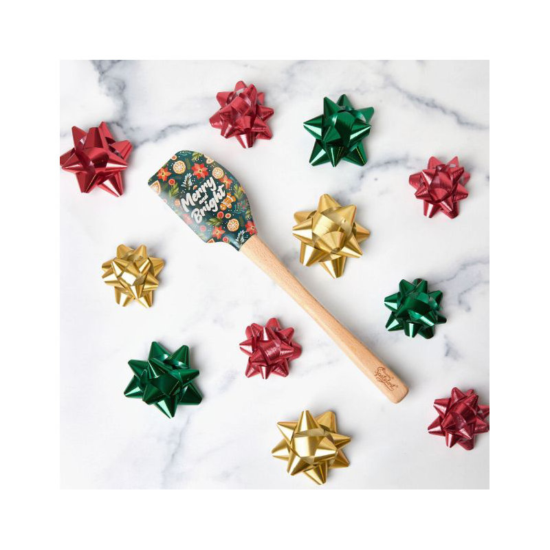 Spatulart® Merry & Bright Wood Handled Spatula
