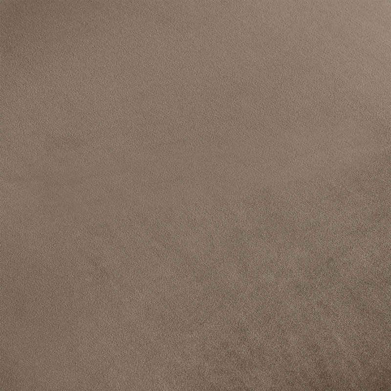Chaise rembourrée en tissu performance velours Zarelle, Tissu de polyester taupe