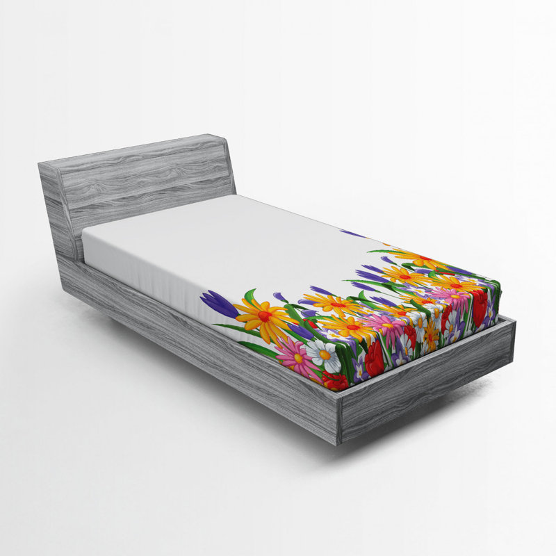 Microfiber Fitted Sheet, Twin Fitted Sheet