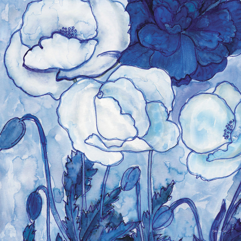 Asian Botanical I, H 20 po x l 20 po, Non, Toile tendue
