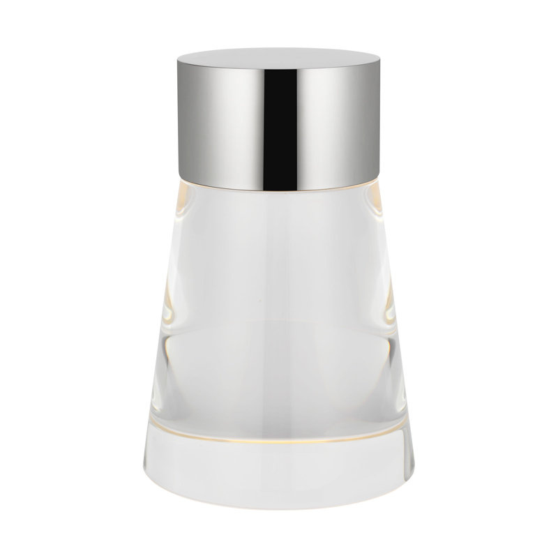 Caspe 8 Rechargeable Table Lamp, Silver
