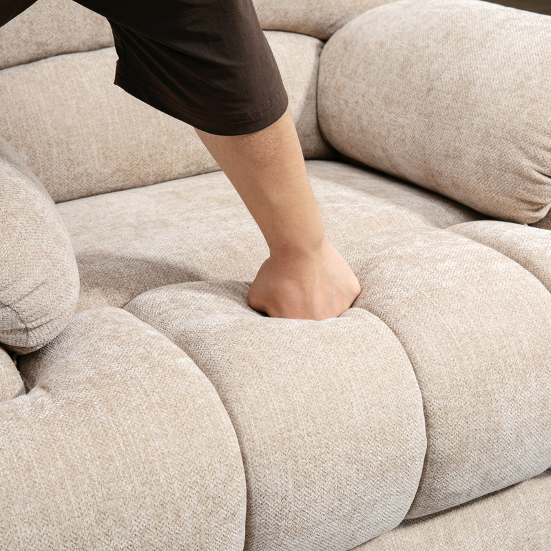 Fauteuil inclinable électrique en chenille de 23 po de large et à dossier haut avec massage par vibration à 8 points et chauffage lombaire