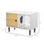 Maison pour chat en bois avec coussin moelleux, table d'appoint décorative pour chaton, maisonnette surélevée avec espace de rangement
